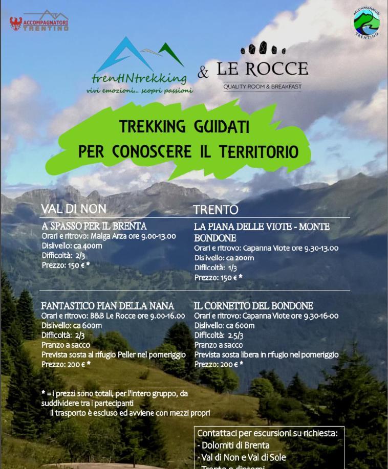 Le Rocce Val Di Non - Quality Room & Breakfast Tassullo 外观 照片